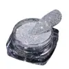 Decorações para Nail Art em Pó de Diamante Triturado Super Brilhante, Pó Glitter Diamante Deslumbrante de Ângulo Reto, Pó de Cristal Colorido com Strass Transfronteiriço