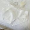 Calcinha Feminina de Algodão Cor Morandi Respirável Camada Antibacteriana 7A Virilha de Algodão Camadas Cavas Nuas Elástico Calcinha para Meninas