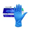 Luvas Descartáveis de Nitrilo Bazzer 900 Salão de Beleza Tatuagem Resistente ao Desgaste Resistente a Óleo Grau Alimentício Luvas de Isolamento Azuis