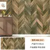 Papel Pintado Imitación Madera Espiga Retro Americano Impermeable y a Prueba de Humedad Dormitorio Sala de Estar Papel Pintado Imitación Madera Autoadhesivo Venta al por Mayor