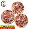 Flor de pegamento rojo natural redondeada de alta calidad, grava de cristal, DIY epoxi con piedra, botella de los deseos, arte de uñas, piedra, mineral de enseñanza estándar, Piedra estándar