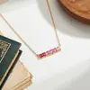 Colar Arco-Íris Boêmio Personalidade Simples Prata Esterlina S925 Moda Leve Luxo Versátil Venda Quente Transfronteiriça