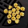 Joyería de Oro Arena Vietnamita Diseño de Nicho Lujo Accesible Arena Granallada Sólido Pixiu Accesorios para Pulseras DIY Accesorios de Cuentas Hechos a Mano