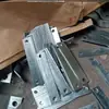 Placa de hierro plano galvanizado código de esquina tira recta perforada tapón de código de una palabra placa de conexión fijación de placa de hierro tira de hierro con agujeros placa de hierro de tira larga
