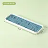 BNBSBandeja de Drenaje de Doble Capa para el Hogar de Plástico Rectangular Bandeja para Té Bandeja para Frutas Bandeja para Tazas de Agua Tazas de Té Bandeja de Drenaje