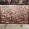 Fabricante Personalizado de Relieve de Cobre, Relieve de Cobre, Mural de Pared de Fondo de Placa de Cobre, Tallado en Piso, Carácter de Fortuna, Pintura de Corrosión de Relieve de Latón