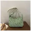 Bolsa de tela de pana de comercio exterior para mujer, bolso cruzado de lona estilo coreano 2026 nuevo, pequeño, fresco, bolso de hombro, bolso casual para mujer