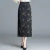 Falda estampada para mujer, nueva moda otoño 2026, falda lápiz de cintura alta, de longitud media, elegante y con estilo