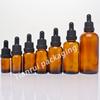 Frasco de Vidro Marrom Personalizado 30ml Antifurto para Óleo Essencial Frasco Conta-gotas Transparente 10ml Frasco para Líquido Cosmético