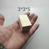 Tronco de Madera Maciza Almohadilla Diy Pie Alto Bloque Pequeño de Madera Pie de Mesa Pata Pie de Cama Pie de Armario Pie de Mesa de Centro Cuadrado Talla Bloques de Construcción