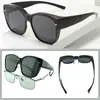 Nuevo Set Especial de Gafas del Fabricante para Miopía, Gafas Polarizadas Trendy Tr para Hombre, Gafas de Sol con Marco Grande para Conducir Mujer 888