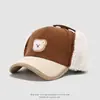 Gorros para Bebé para Otoño e Invierno, Lindos Gorros con Orejas de Oso, Gorros Lei Feng para Bebés, Gorras de Béisbol para Compras de Niñas Pequeñas