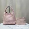Cross-border estilo saco tecido feminino primavera e verão saco pequeno e leve feminino saco de grande capacidade cesta de legumes bolsa