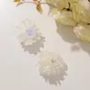 4cm Outono Precoce Super Fada Menina Gentil Chiffon Malha Flor Acessórios de Flor DIY Acessórios de Cabelo Adorno de Cabeça Brincos Acessórios