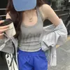 Camiseta sin mangas para mujer para usar como prenda exterior, nuevo estilo primavera/verano 2026, top de capa interior, top pequeño para mujer, verano, con un toque de alta gama