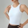 Sujetador Deportivo de una Pieza Modelo Nuevo de Marca Grande para Mujer, Diseño de Espalda Beauty Fitness, Chaleco de Yoga de Alta Elasticidad a Prueba de Impactos para Correr y Aeróbicos