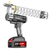 Pistola de Grasa Eléctrica Más Vendida Transfronteriza, Pistola de Grasa con Batería de Litio, Pistola de Grasa Totalmente Automática Recargable de 24V, una Herramienta Mágica para Aplicar Grasa