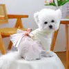 PETCIRCLE Ropa para Mascotas Perros Pequeños Cachorros Mascotas Lindas Otoño Invierno Malla Multicapa Falda Mullida Falda Estilo Francés Nicole