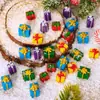 Caja de Regalo de Resina de Venta Caliente Transfronteriza de Amazon Accesorios para Joyería Hechos a Mano DIY Adornos en Miniatura para Casa de Muñecas y Paisajes en Miniatura