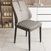 Silla Nórdica Simple Silla con Respaldo de Lujo Ligero Moderno Italiano Silla de Comedor para el Hogar Silla para Mesa de Comedor de Hotel Taburete de Restaurante Metal