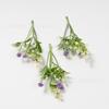 Flores Artificiales Moradas, Flores Falsas, Flores de Seda, Guirnaldas Hechas a Mano para DIY, Tocados, Ropa, Accesorios para el Cabello, Escenografía de Bodas