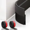 Tira de borracha à prova de som para rachaduras na porta do quarto, tira de vedação para a parte inferior da porta, tira de vedação para a parte inferior da porta, à prova de insetos, à prova de som, tira de vedação para a parte inferior da porta autoadesiva