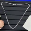 Collar de Letras de Lujo Transfronterizo Europeo y Americano, Estilo Nuevo, Lujo Ligero, Réplica con Logo y Diamantes para Mujer, Sensación de Alta Gama, Fotos Reales, Collar al por Mayor