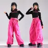 Fantasia de dança hip-hop jazz infantil para meninas moda passarela desfile moda fantasia conjunto fantasia jazz cool feminina