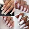 Pegatinas para Uñas Transfronterizas Nuevo Estilo Simple Impermeables Color Sólido Degradado Francés Pegatinas Adhesivas para Arte de Uñas DIY Pegatinas para Arte de Uñas