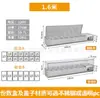 Mesa de Ensalada de Escritorio Gabinete Comercial para Conservar Frescura Gabinete Pequeño de Ensalada Mesa de Cristal para Espolvorear Pizza Vitrina Refrigerada para Postres