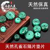 Cuentas sueltas de malaquita natural, cuentas de ábaco, espaciadores, cuentas redondas, cuentas superiores, cuentas de barril, cuentas de manzana, accesorios King Kong Star Moon Bodhi