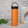Hervidor Espacial de Acero Inoxidable de 18 oz con Tapa de Asa Botella de Agua Aislada Hervidor de Agua para Deportes al Aire Libre Botella de Vacío de Doble Capa Taza Aislada