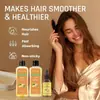 Set de Cuidado del Cabello de Comercio Exterior Transfronterizo, Champú, Acondicionador, Aceite Esencial para Mejorar el Cabello, Todo en Inglés