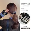 Elástico de Cabelo da Moda com Design de Borboleta e Strass, Prendedor de Rabo de Cavalo Pérola Tendência, Acessório de Cabelo Versátil Estilo Coreano