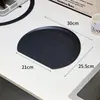 Tábua de Corte Antibacteriana e Antimofo de Forma D Japonesa, Dupla Face, TPU de Grau Alimentício, Tábua de Corte Sem Marcas, Tábua de Corte Semicircular para Frutas para Uso na Cozinha Doméstica