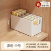 Caja de almacenamiento de artículos diversos para el hogar, cesta de almacenamiento de plástico, para dormitorio, sala de estar, refrigerio, juguetes, caja de ajuste extragrande y gruesa.