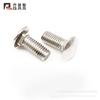 Tornillos de Carruaje Jonas de Acero Inoxidable 304 Cabeza Semi-redonda Cuello Cuadrado Tornillos para Estante M6M8M10M12