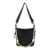Bolsa Transversal Estilo Coreano Moda Verão 2026 Balde Casual Bolsa de Mão Simples Grande Capacidade Leve para o Dia a Dia Bolsa de Ombro Único