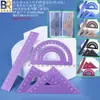 Estuche rectangular de plástico esmerilado para lápices, soporte para lápices de colores, caja de almacenamiento de PP para crayones para niños, estuche para bolígrafos y artículos de papelería