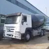 Venta Transfronteriza de Tanques Mezcladores Camión Cisterna de Cemento Hormigón Comercial Howo Tanque Mezclador de Hormigón de 12 Metros Cúbicos