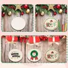 Manualidades Navideñas - Decoraciones Navideñas de Madera DIY Círculos de Madera para Manualidades Centros de Mesa