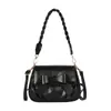 Bolso tipo saddlebag para mujer 2026 nuevo modelo de verano, bolso simple de hombro y cruzado, bolso de nicho para el día a día tipo nube, bolso de axila para mujer