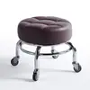 Taburete pequeño con ruedas, taburete bajo, taburete de rodaje silencioso, taburete para caminar para niños, taburete de manicura, taburete de pedicura, taburete para cambiarse de zapatos, herramienta para el cuidado infantil