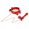 Traje Sm Sexy, Látigo, Esposas, Grilletes para Pies, Mordaza, Collar, Látigo de Cuero, Tracción, Bondage, Entrenamiento, Pareja de Esclava Femenina, Adulto