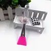 Varilla Transparente Brocha de Silicona para Mascarilla DIY Casera Cabeza Suave Brocha de Silicona para Mascarilla de Barro Herramienta de Belleza para Spa y Cuidado de la Piel