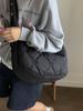 Ropa de Algodón Transfronteriza Bolso para Mujer Estilo Nuevo Bolso Dumpling Bolso de Axila Textura Estilo Occidental Bolso de Viaje Bolso Tote de Gran Capacidad Bolso de Hombro