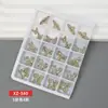 Atacado Strass de Luxo para Arte de Unhas Conjunto Misto de Papel Cartão Japonês Liga Decorações de Unhas Acessórios