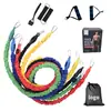 Conjunto de 11 peças de faixas elásticas para treino de corpo inteiro, incluindo faixas elásticas, faixas de resistência para fitness e faixas de treinamento de força