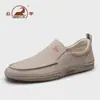 Zapatos de Hombre Auténticos Gongyang 2026 Estilo Nuevo Primavera y Otoño Cuero Genuino Suela Suave Estilo Británico Mocasines Zapatos Casuales de Cuero para Hombre