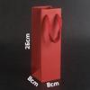 Bolsa para vinho tinto bolsa de papel para embrulho individual de vinho estrangeiro bolsa para buquê bolsa retangular dupla para presente de vinho